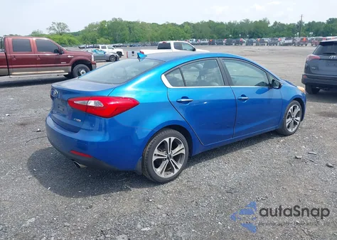 2014 Kia Forte Ex from USA, damaged, VIN KNAFZ4A86E5175548